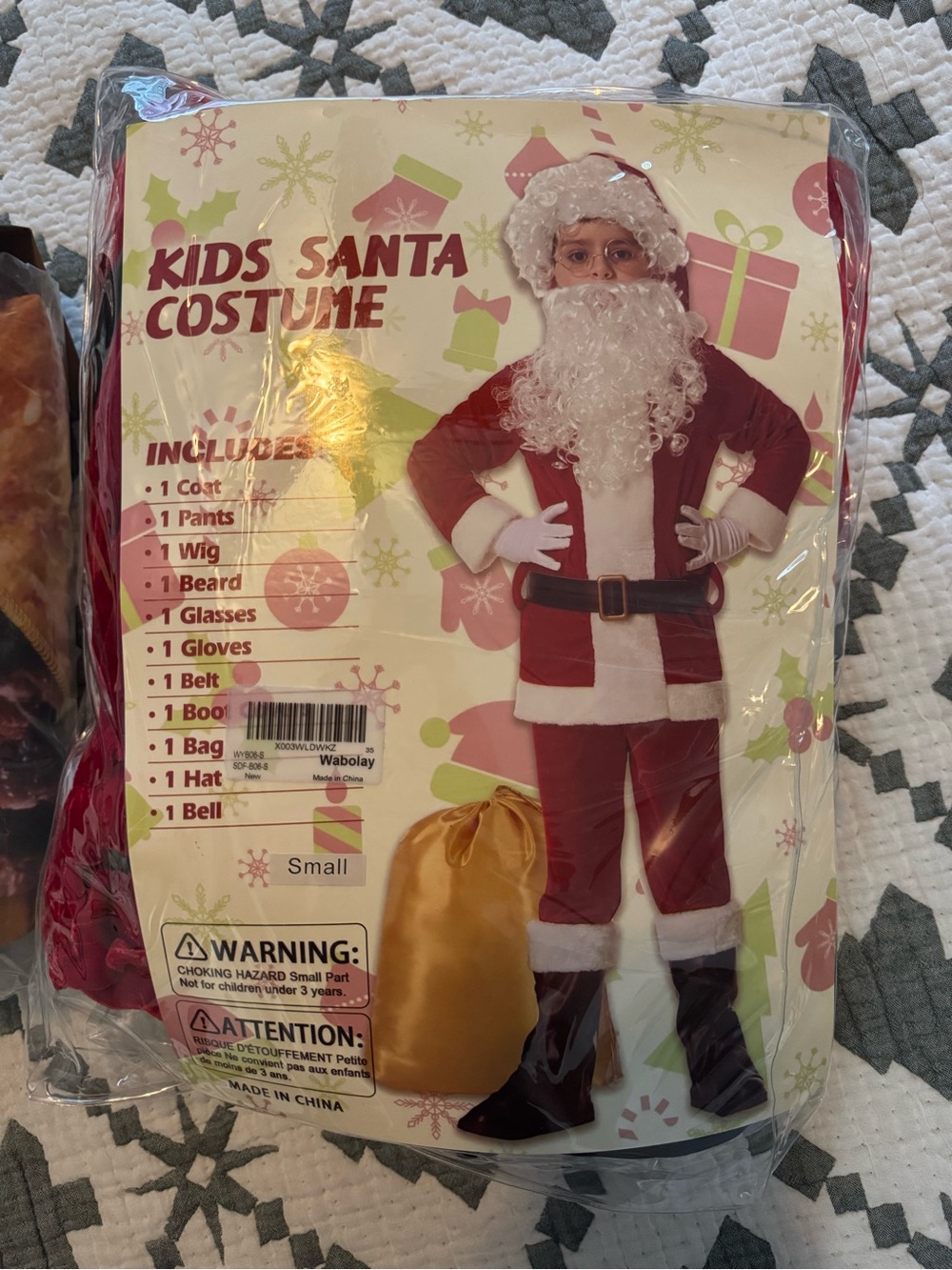 Kids Santa Costume - Red and White Holiday Outfit